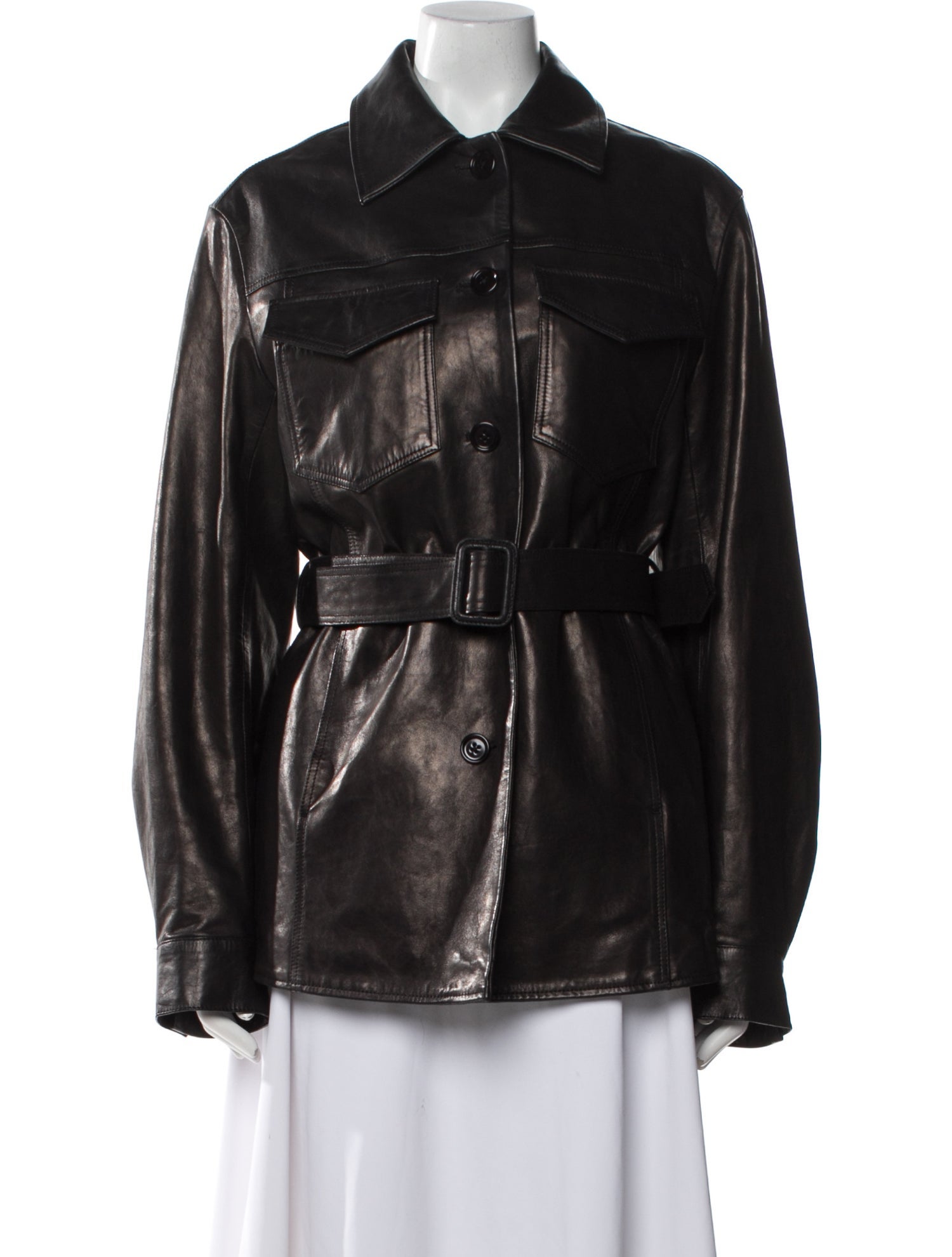 Dries Van Noten Leather Jacket