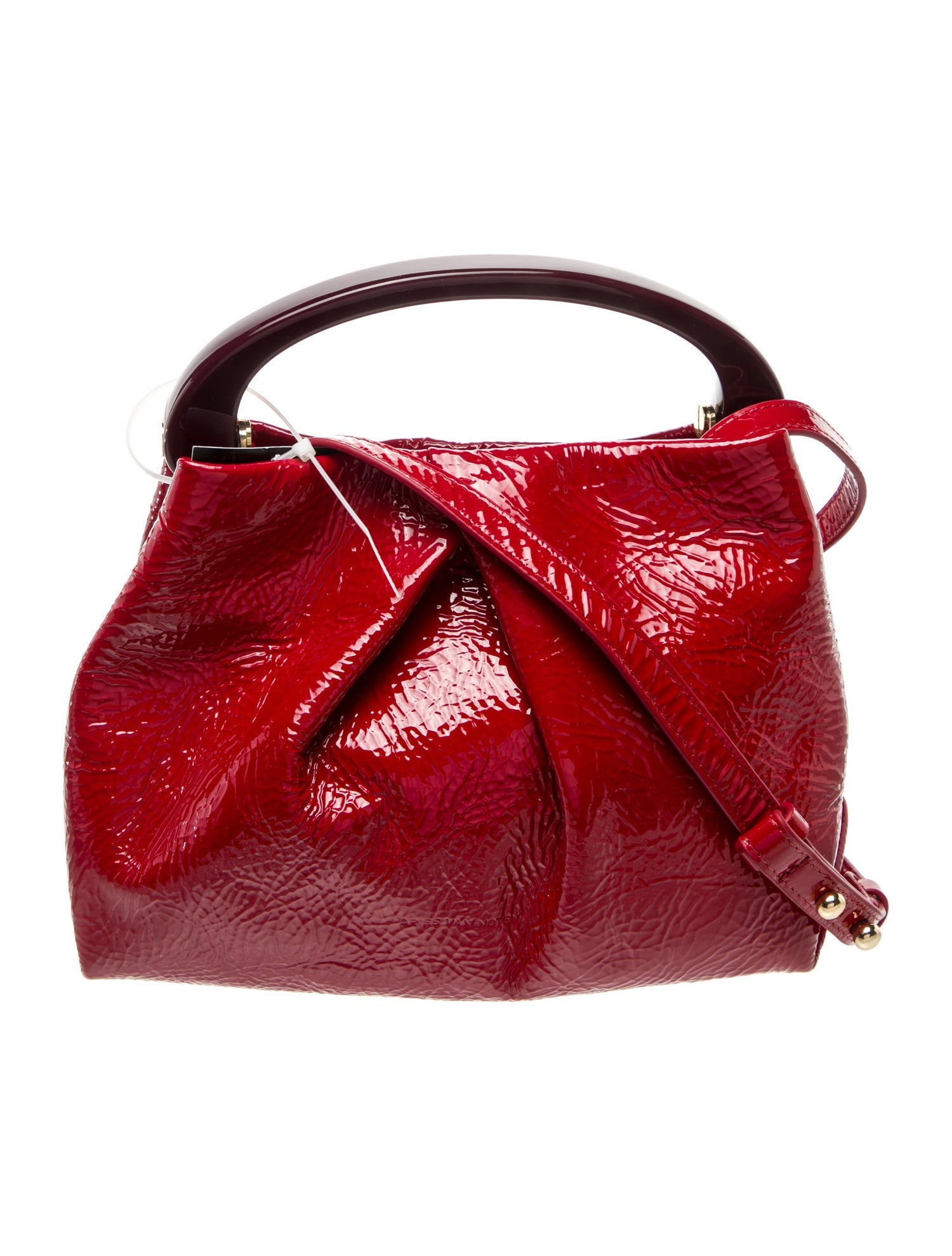 Dries Van Noten Patent Leather Shoulder Bag w/ Tags
