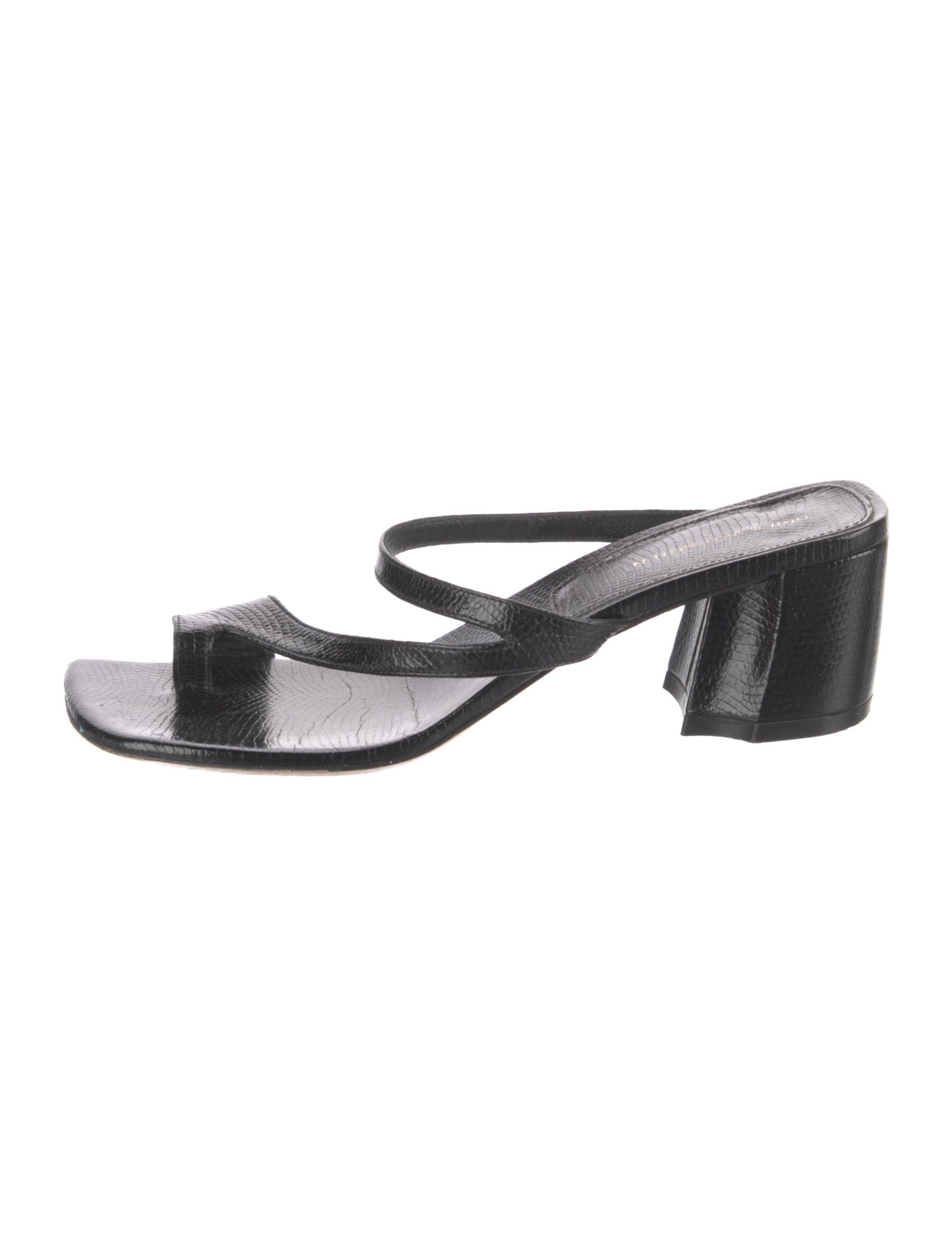 Dries Van Noten Leather Slides
