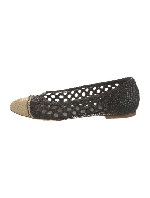 Dries Van Noten Leather Patterned Flats
