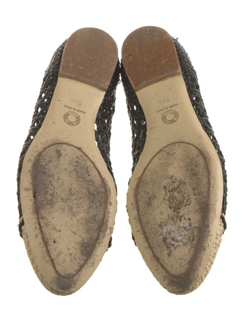 Dries Van Noten Leather Patterned Flats