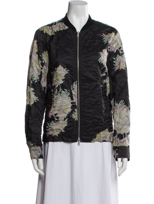 Dries Van Noten Floral Print Bomber Jacket