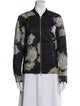 Dries Van Noten Floral Print Bomber Jacket