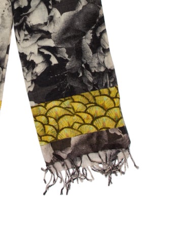 Dries Van Noten Floral Print Scarf