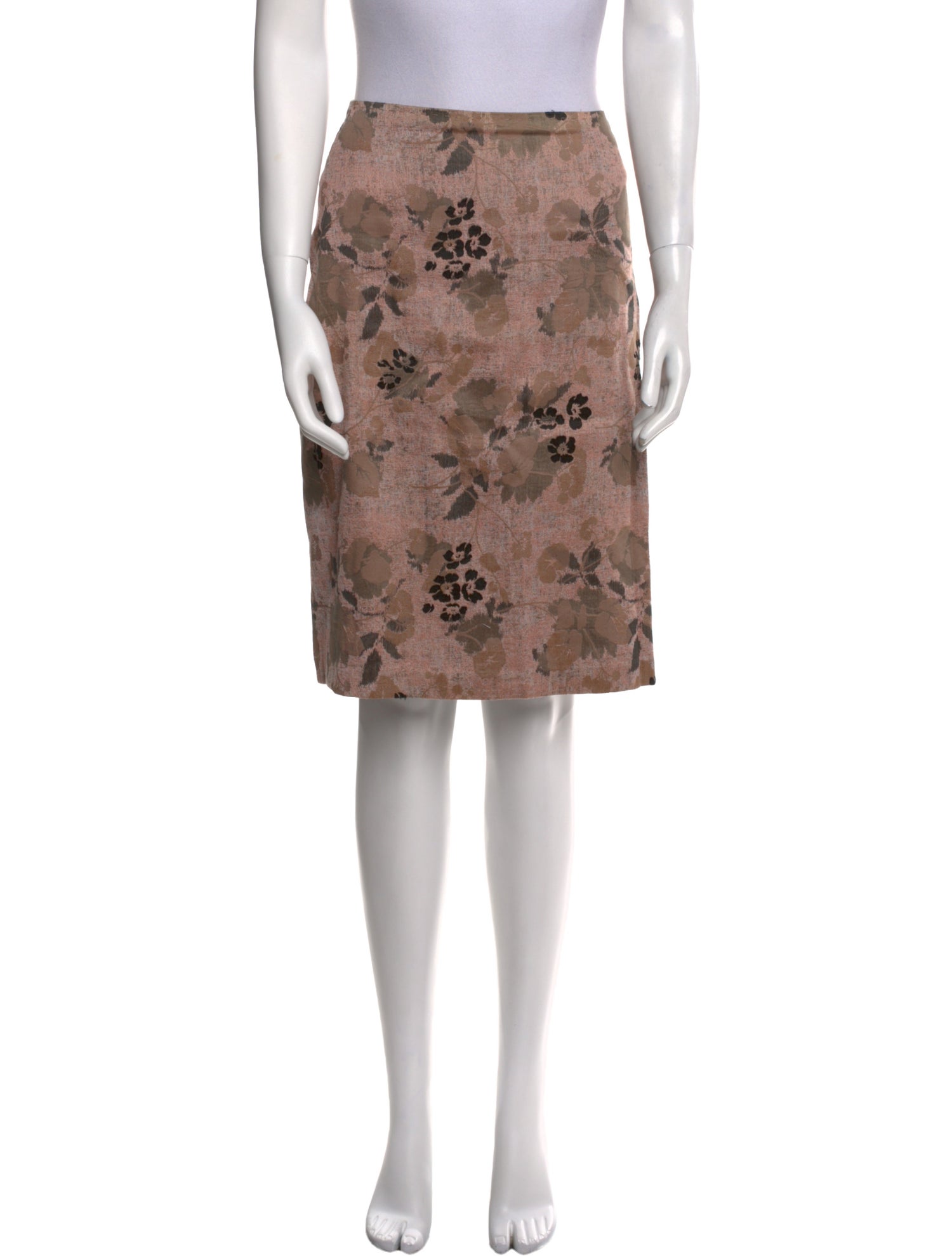 Dries Van Noten Floral Print Knee-Length Skirt