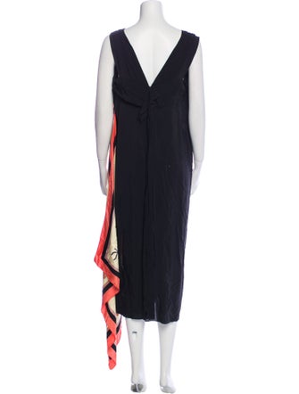 Dries Van Noten Printed Midi Length Dress