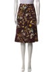 Dries Van Noten Floral Print Knee-Length Skirt