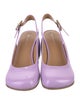 Dries Van Noten Leather Slingback Pumps