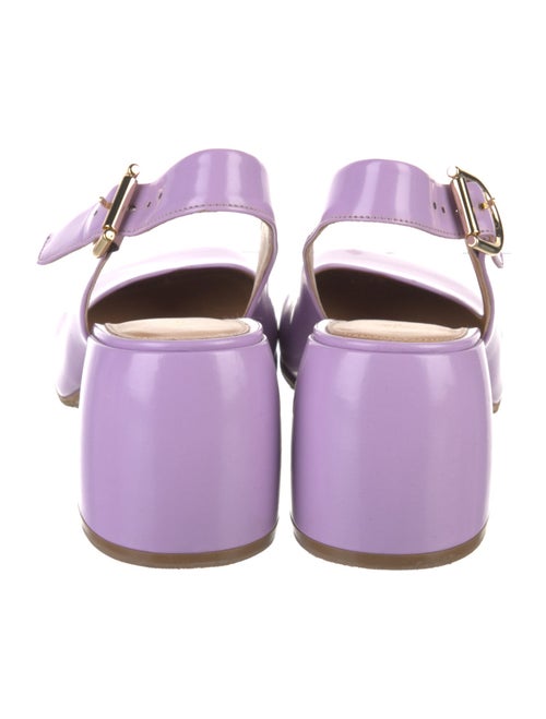 Dries Van Noten Leather Slingback Pumps