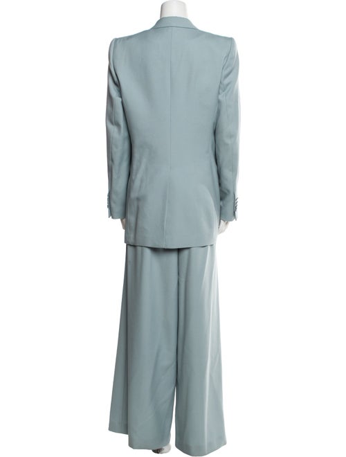 Dries Van Noten Wool Pleated Accents Pantsuit