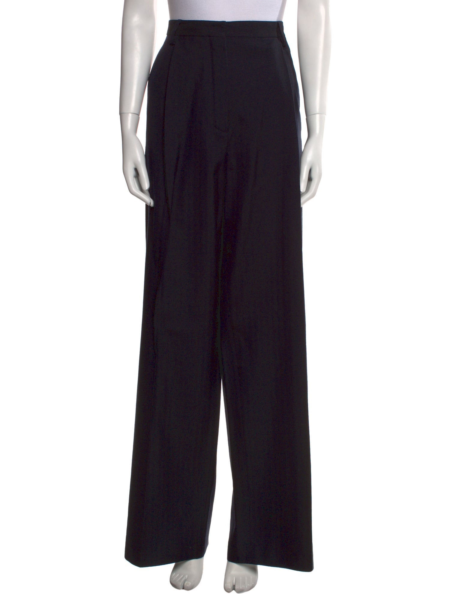 Dries Van Noten Wool Wide Leg Pants