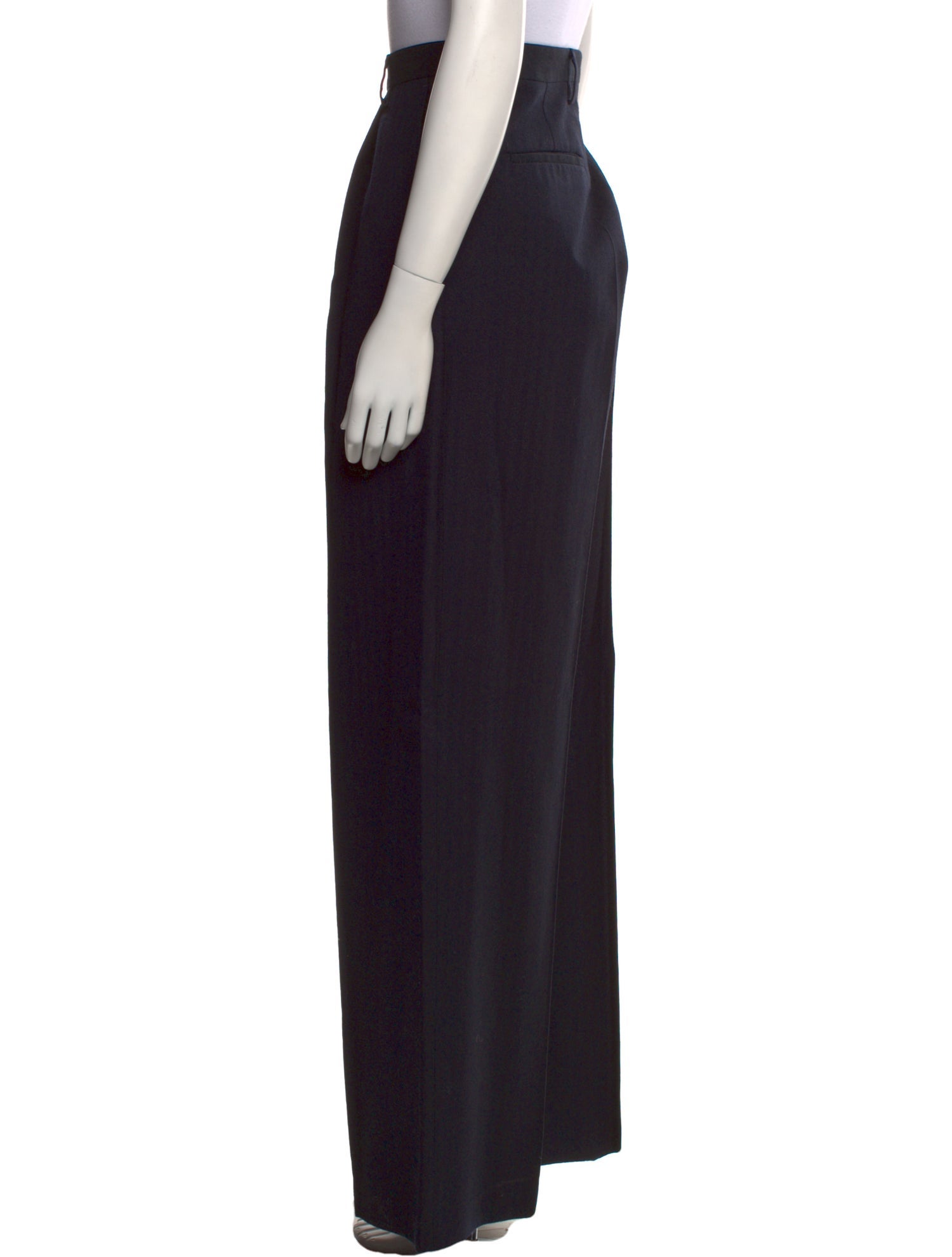 Dries Van Noten Wool Wide Leg Pants