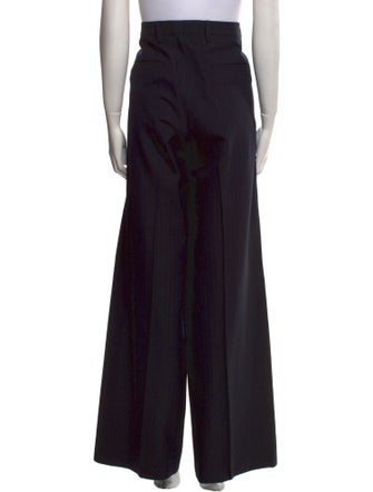 Dries Van Noten Wool Wide Leg Pants