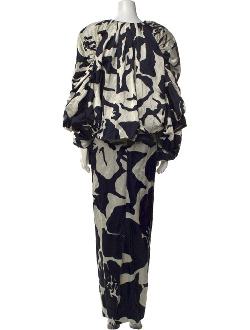 Dries Van Noten Printed Long Dress