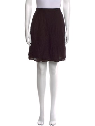 Dries Van Noten Silk Mini Skirt