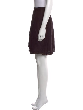 Dries Van Noten Silk Mini Skirt