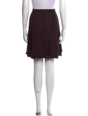 Dries Van Noten Silk Mini Skirt