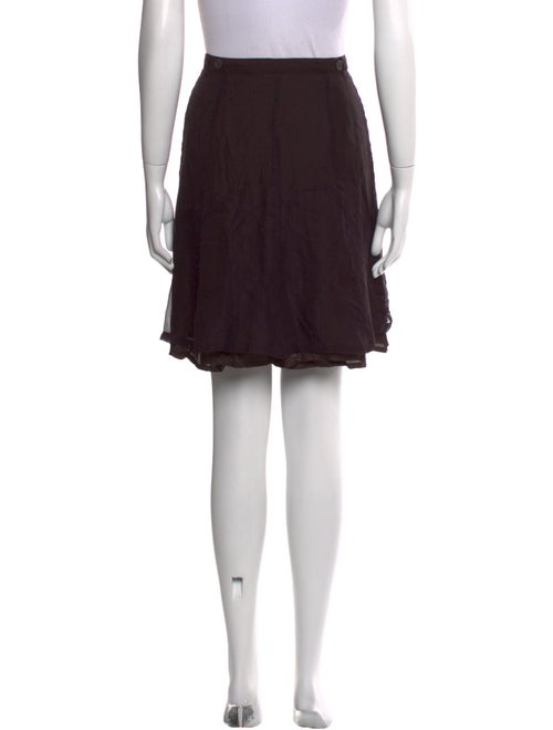 Dries Van Noten Silk Mini Skirt