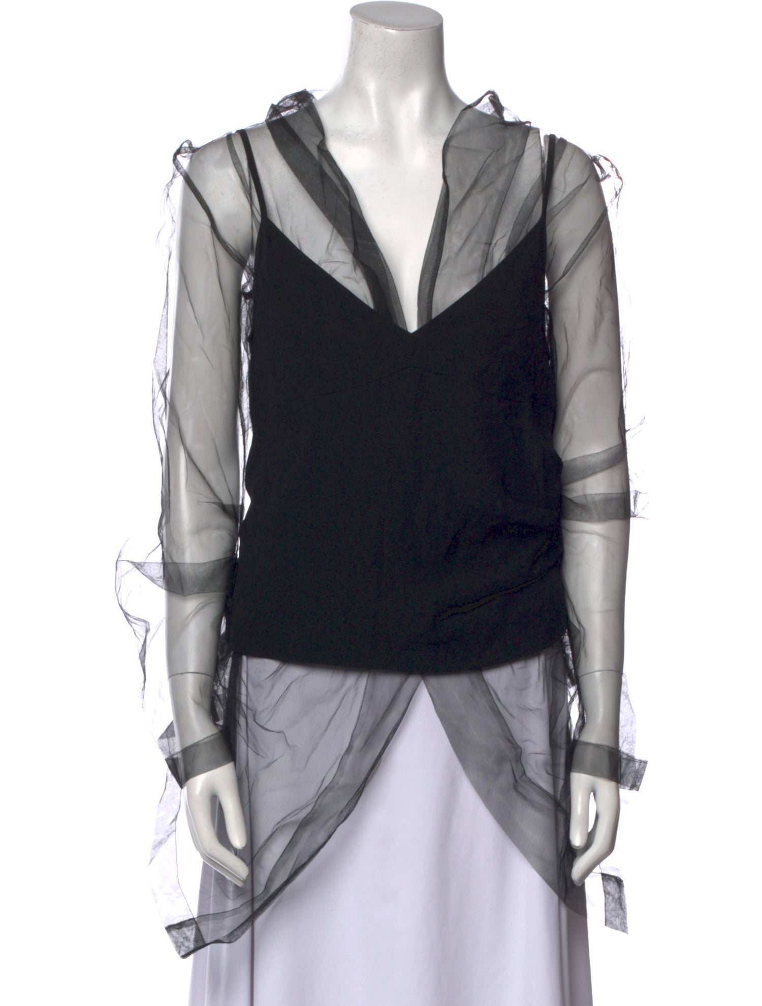 Dries Van Noten V-Neck Long Sleeve Tunic