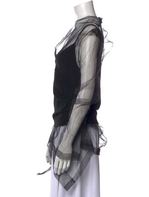 Dries Van Noten V-Neck Long Sleeve Tunic