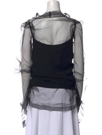 Dries Van Noten V-Neck Long Sleeve Tunic