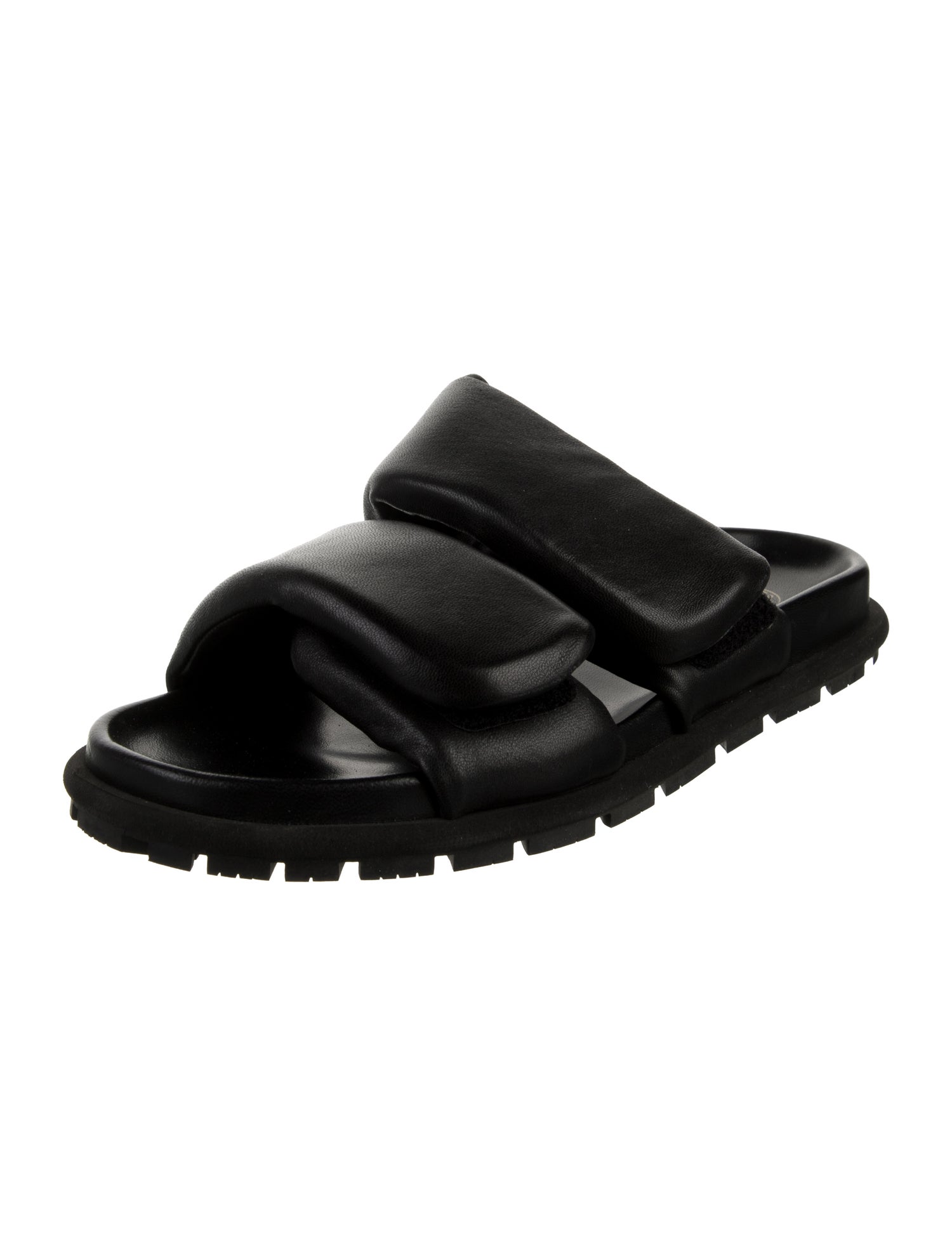 Dries Van Noten Leather Slides