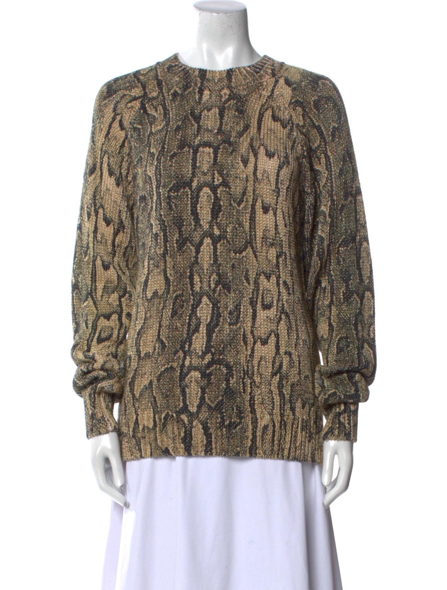 Dries Van Noten Printed Crew Neck Sweater