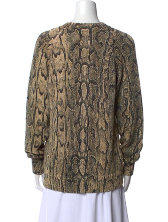 Dries Van Noten Printed Crew Neck Sweater
