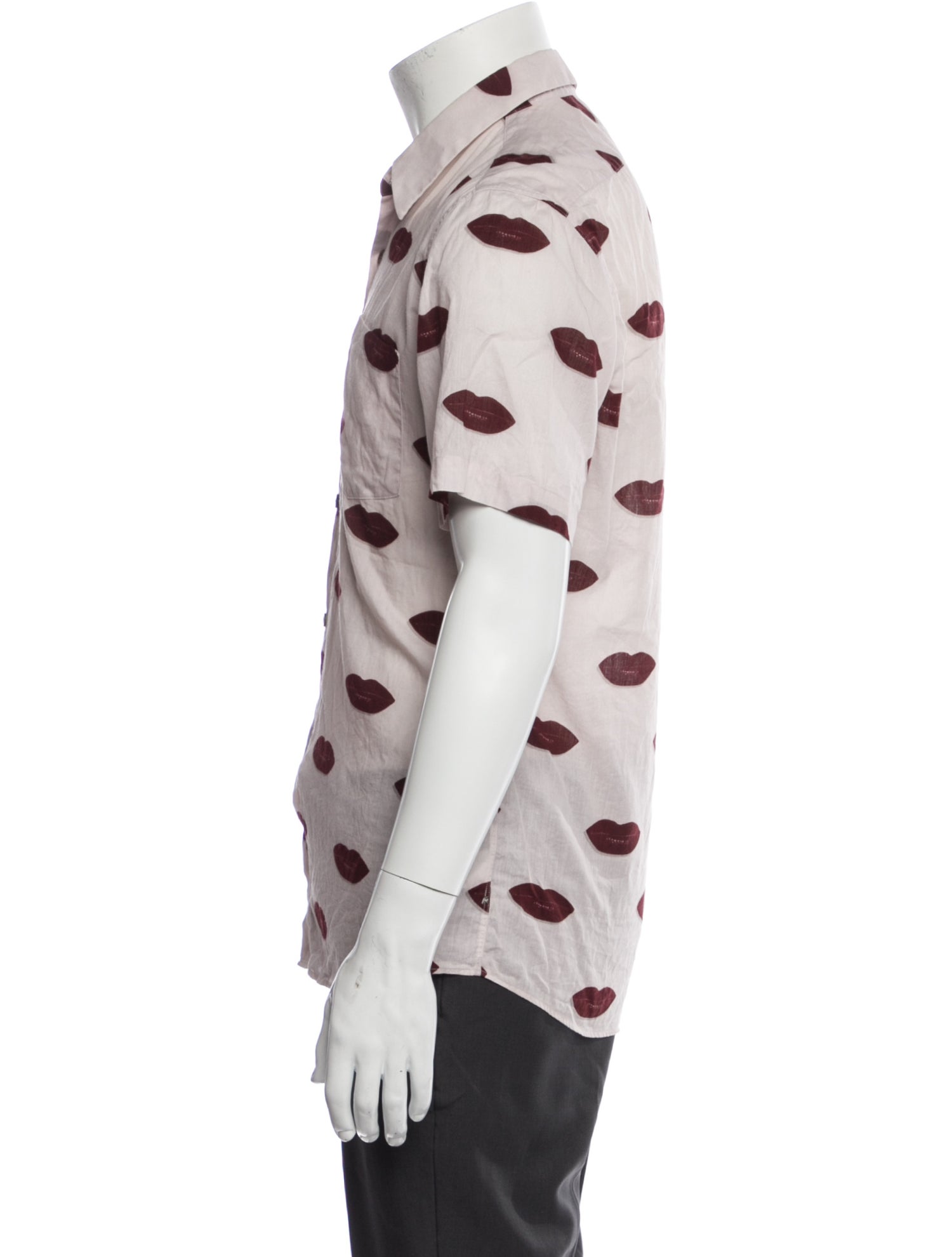 Dries Van Noten Printed Short Sleeve Shirt