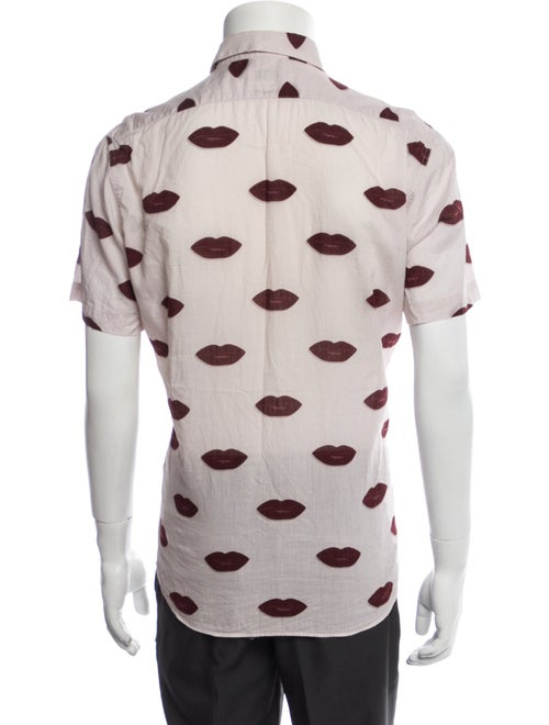 Dries Van Noten Printed Short Sleeve Shirt