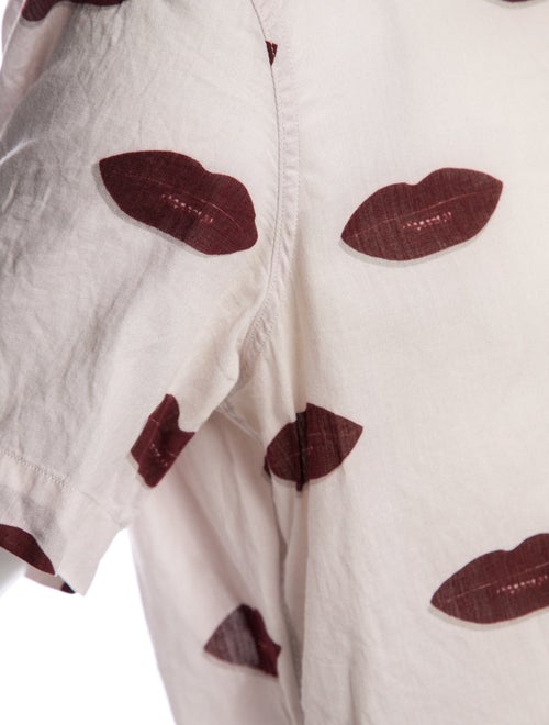 Dries Van Noten Printed Short Sleeve Shirt