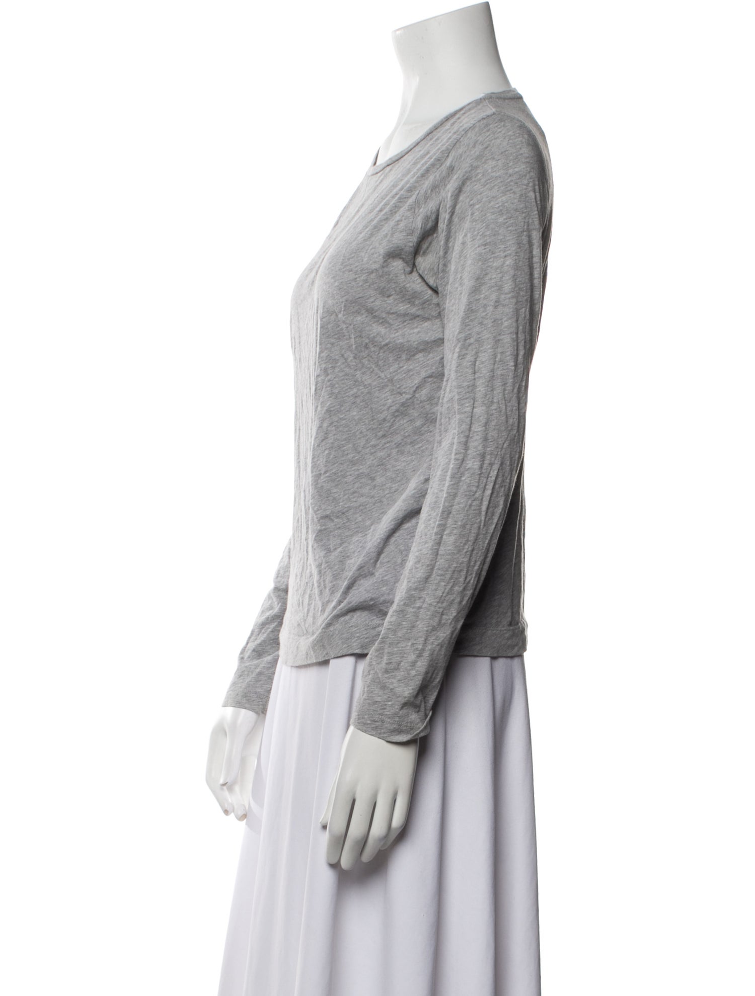 Dries Van Noten Scoop Neck Long Sleeve Sweatshirt