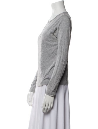 Dries Van Noten Scoop Neck Long Sleeve Sweatshirt