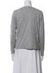 Dries Van Noten Scoop Neck Long Sleeve Sweatshirt