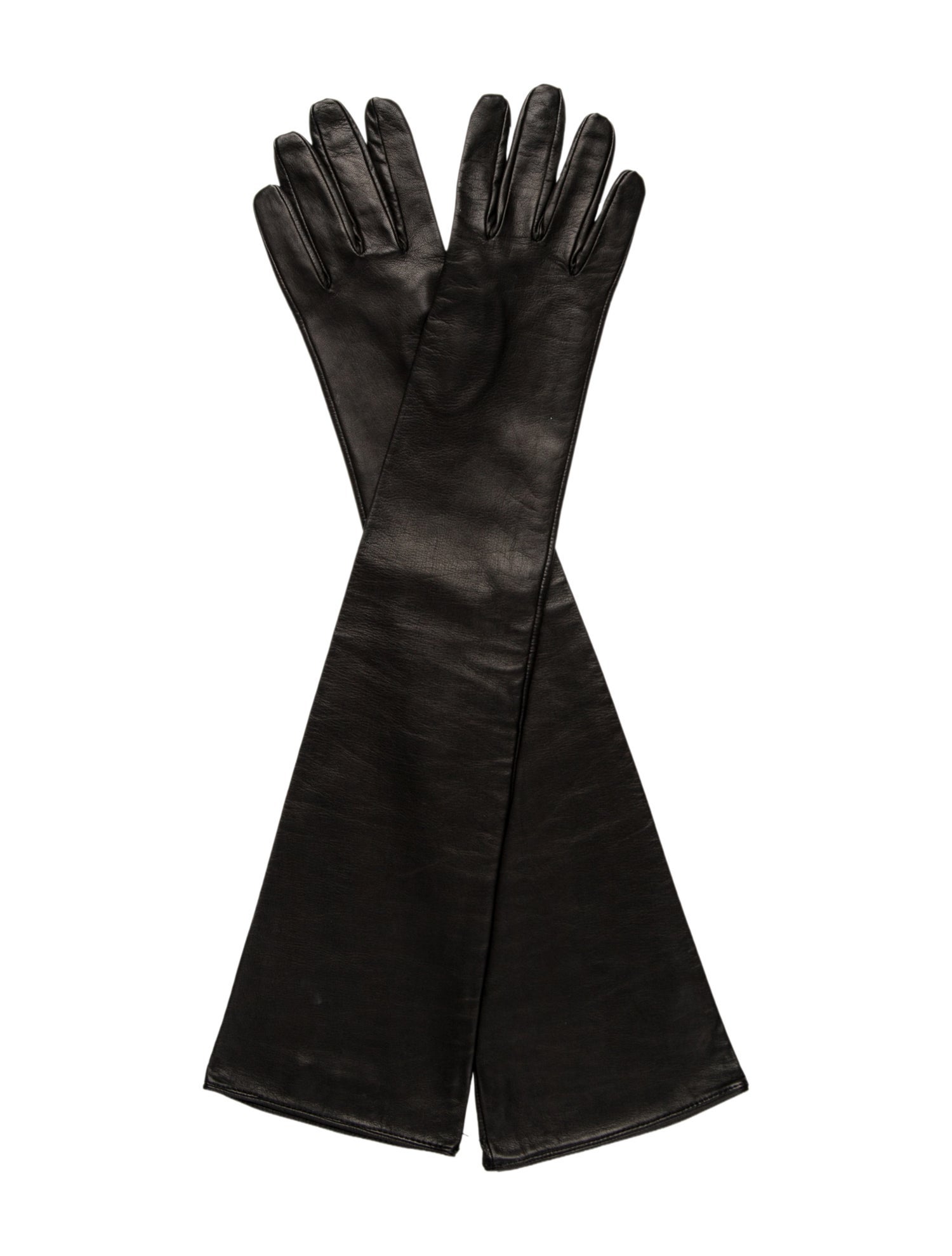 Dries Van Noten Leather Winter Gloves