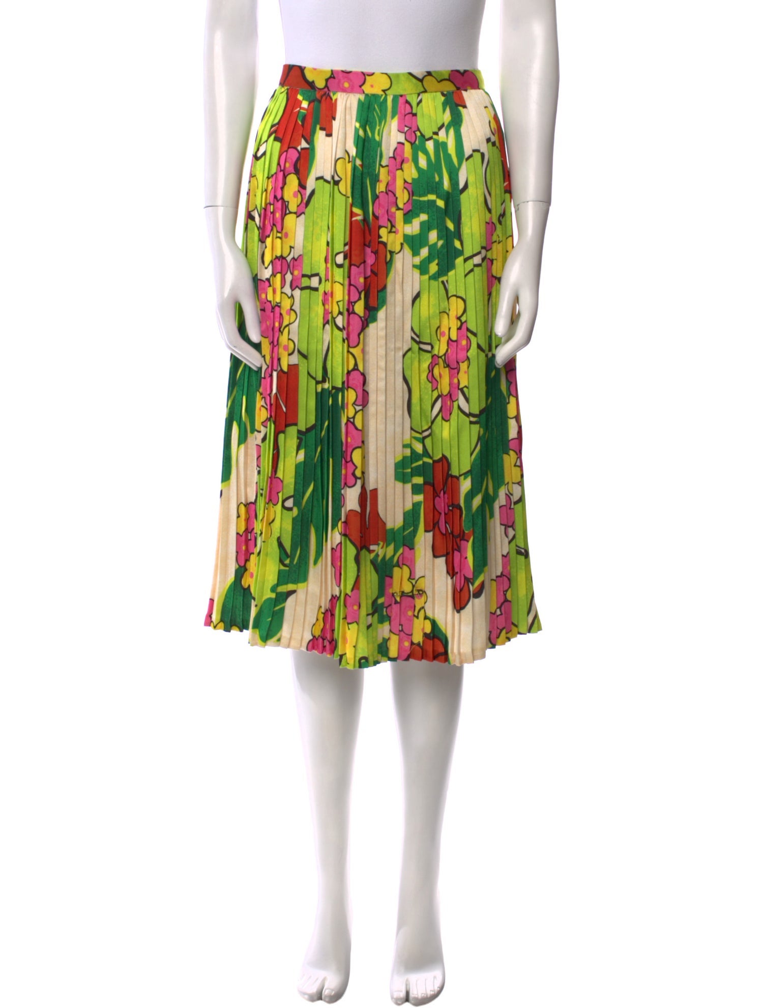 Dries Van Noten Printed Knee-Length Skirt