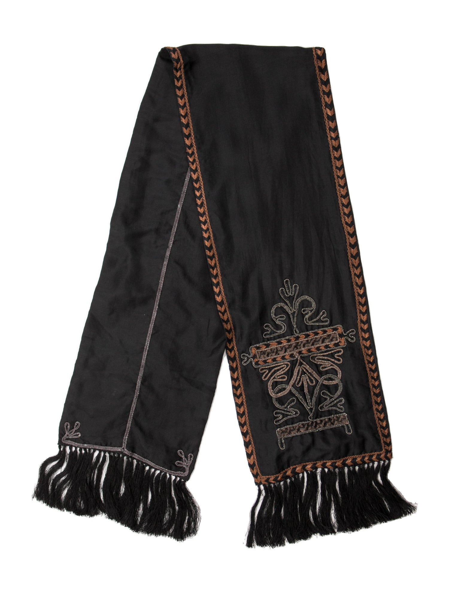 Dries Van Noten Silk Printed Scarf