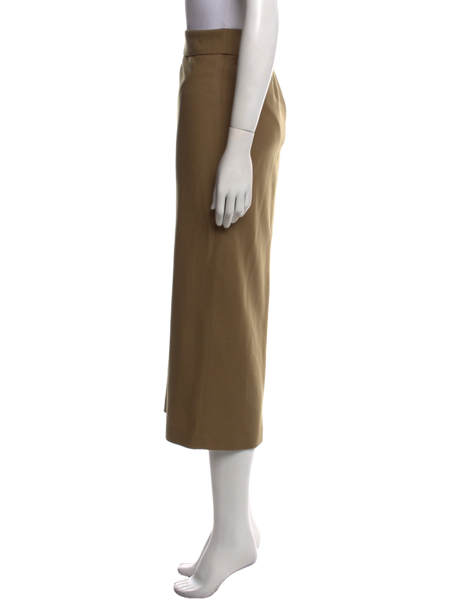 Dries Van Noten Wool Midi Length Skirt