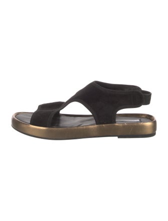 Dries Van Noten Suede Gladiator Sandals