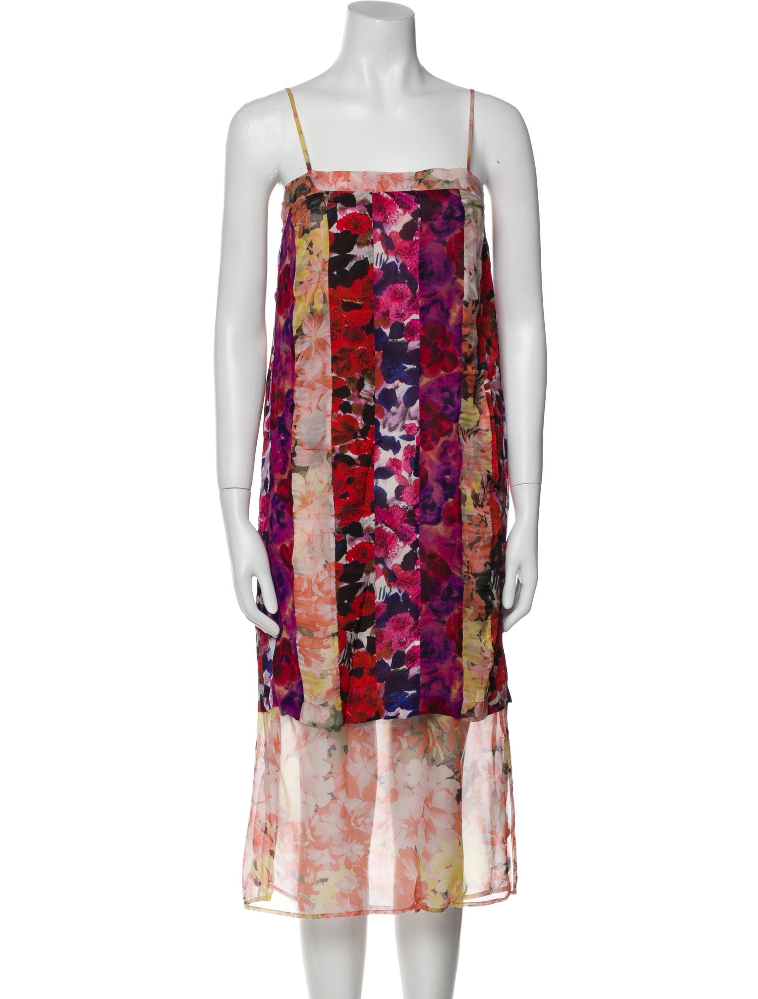 Dries Van Noten Silk Midi Length Dress