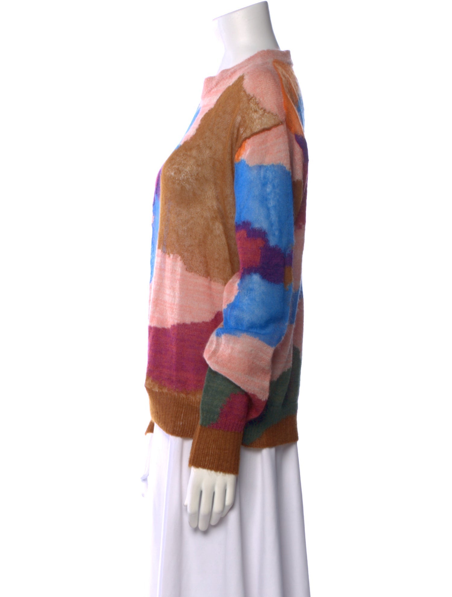 Dries Van Noten Printed Crew Neck Sweater