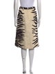 Dries Van Noten Animal Print Knee-Length Skirt