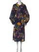 Dries Van Noten Printed Long Dress