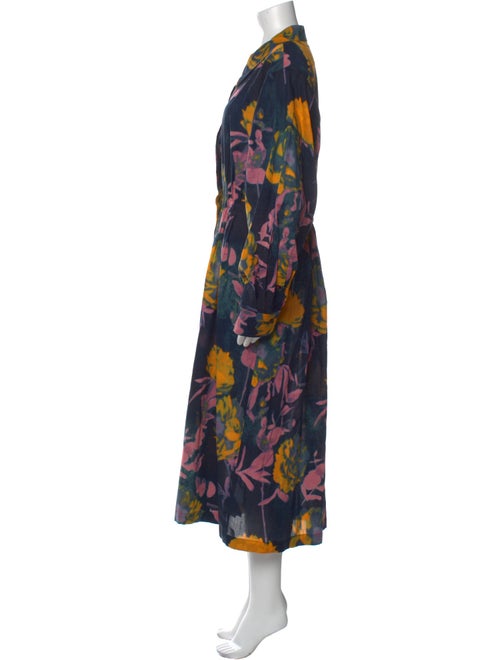 Dries Van Noten Printed Long Dress