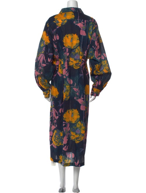 Dries Van Noten Printed Long Dress