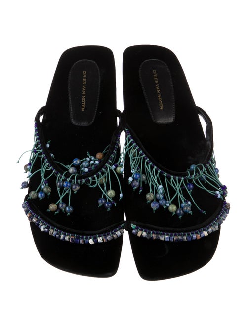 Dries Van Noten Suede Slides