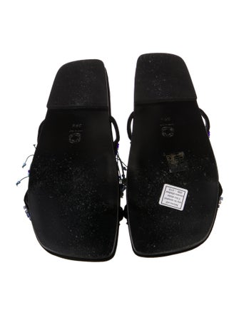 Dries Van Noten Suede Slides