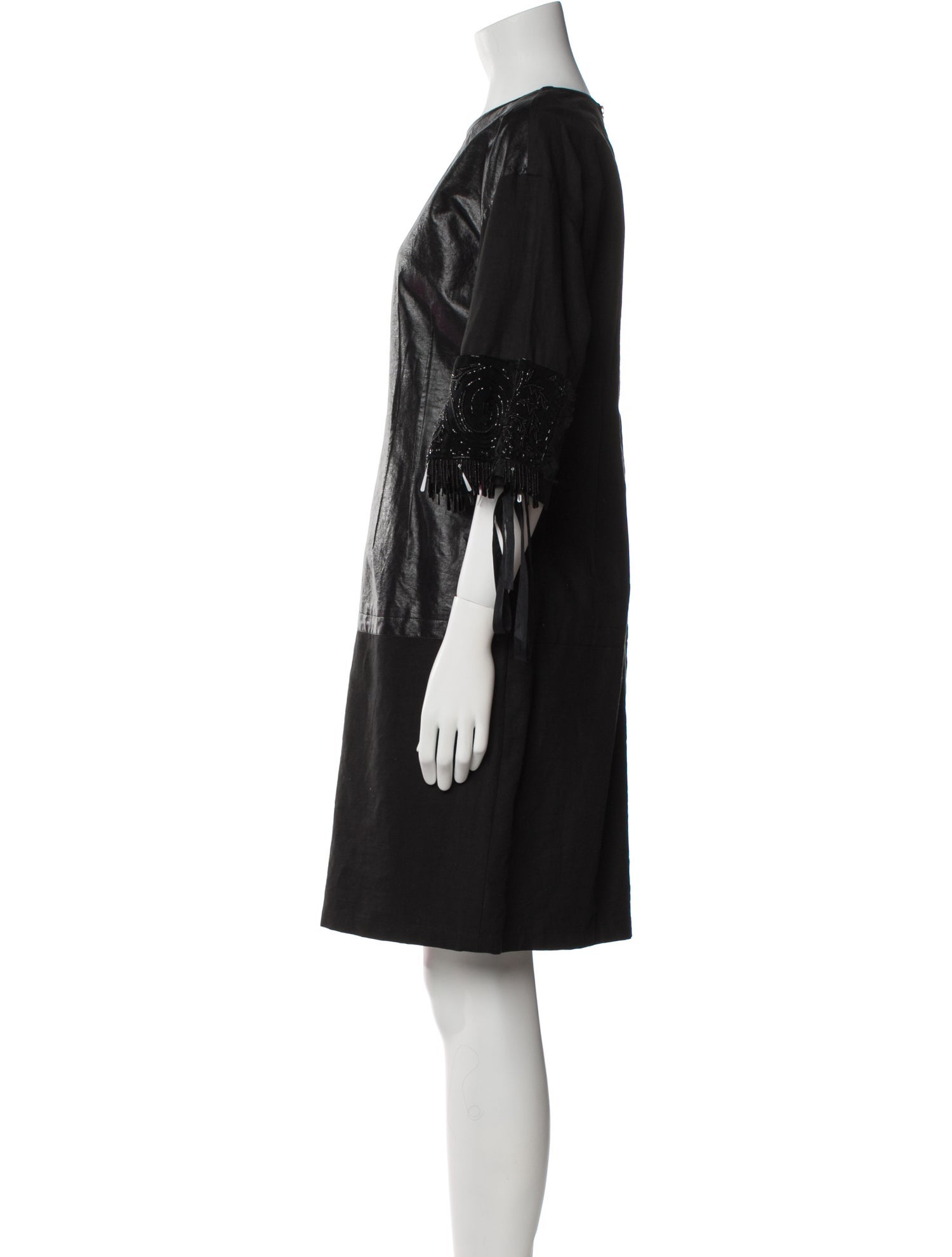 Dries Van Noten Bateau Neckline Knee-Length Dress