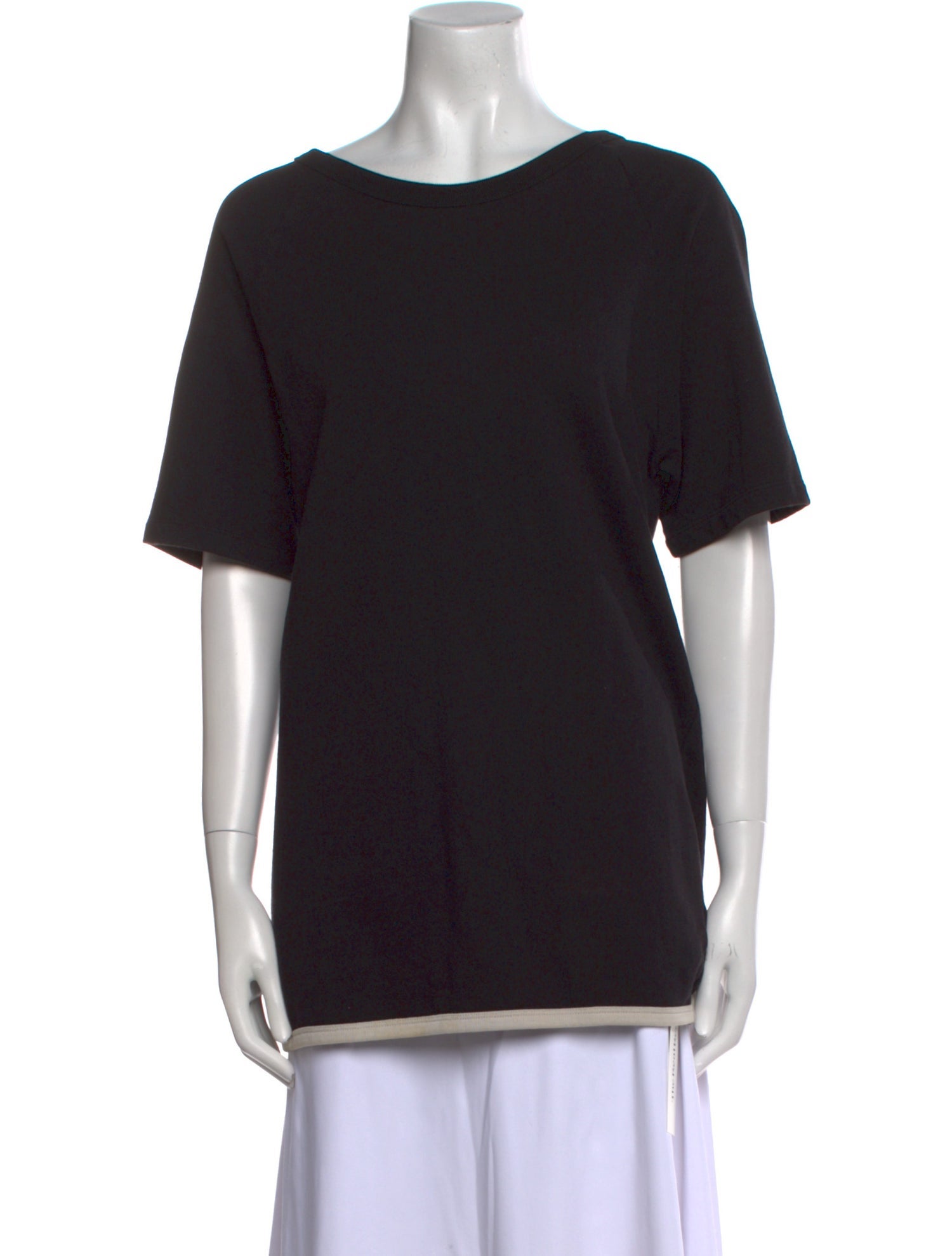 Dries Van Noten Bateau Neckline Short Sleeve T-Shirt