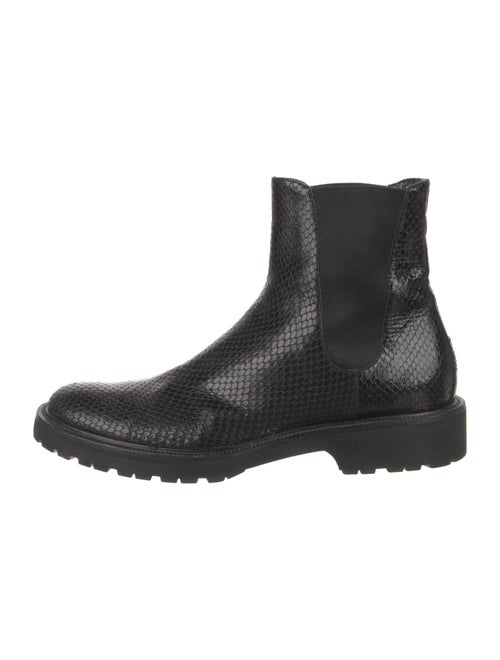 Dries Van Noten Snakeskin Chelsea Boots